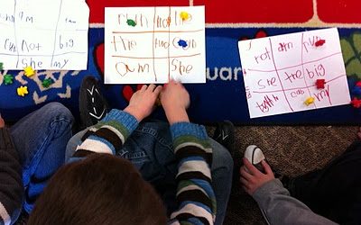 Kid-Made Sight Word Bingo