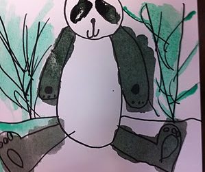 How to Draw a Panda Bear