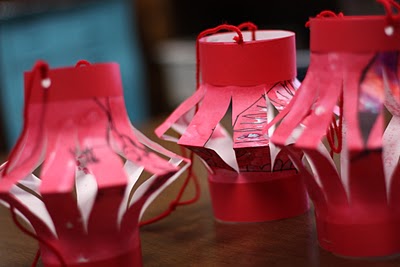 Making Chinese Red Lanterns