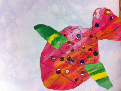 Painted Paper Fish