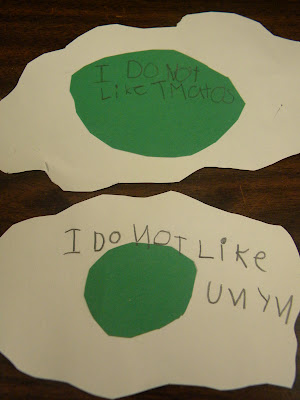 Green Eggs and Ham Writing Project