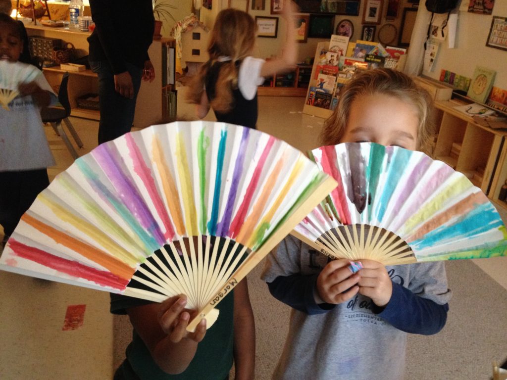 Chinese Painted Fans & Dancing - Fairy Dust Teaching