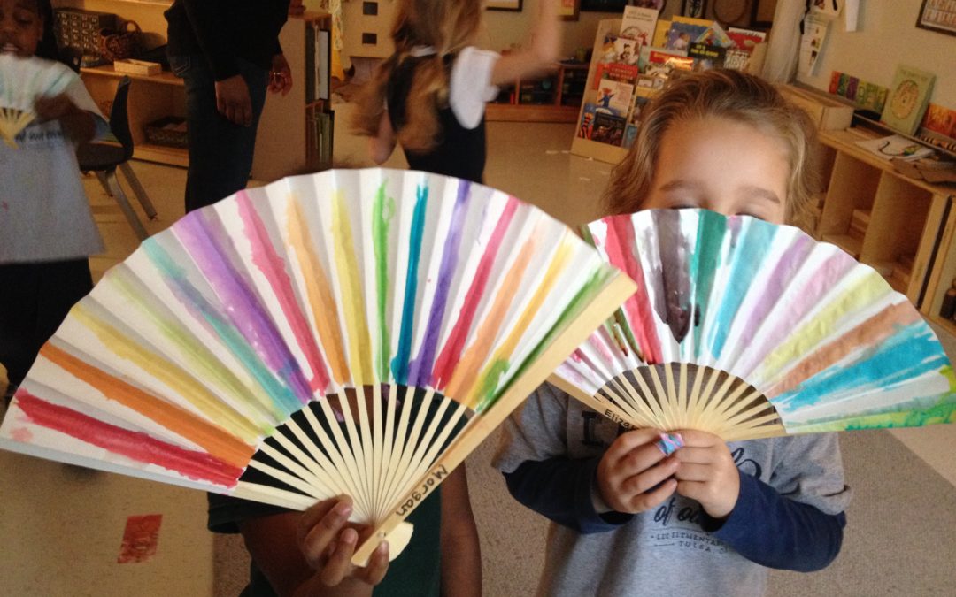 Chinese Painted Fans and Dancing
