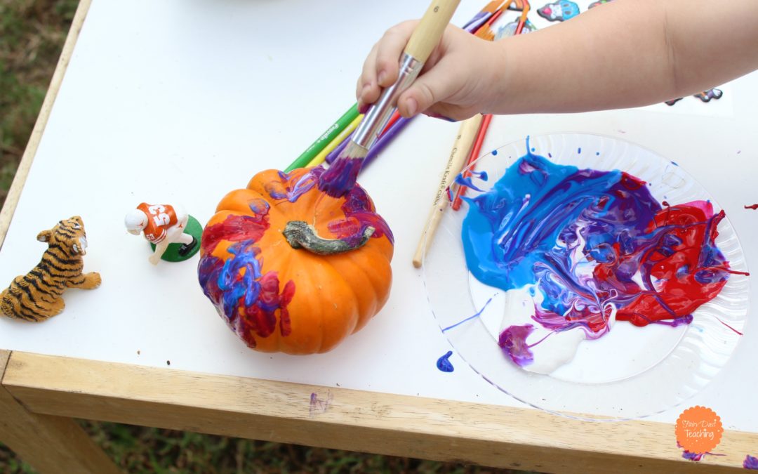 Pumpkin Painting Fairy Dust Teaching