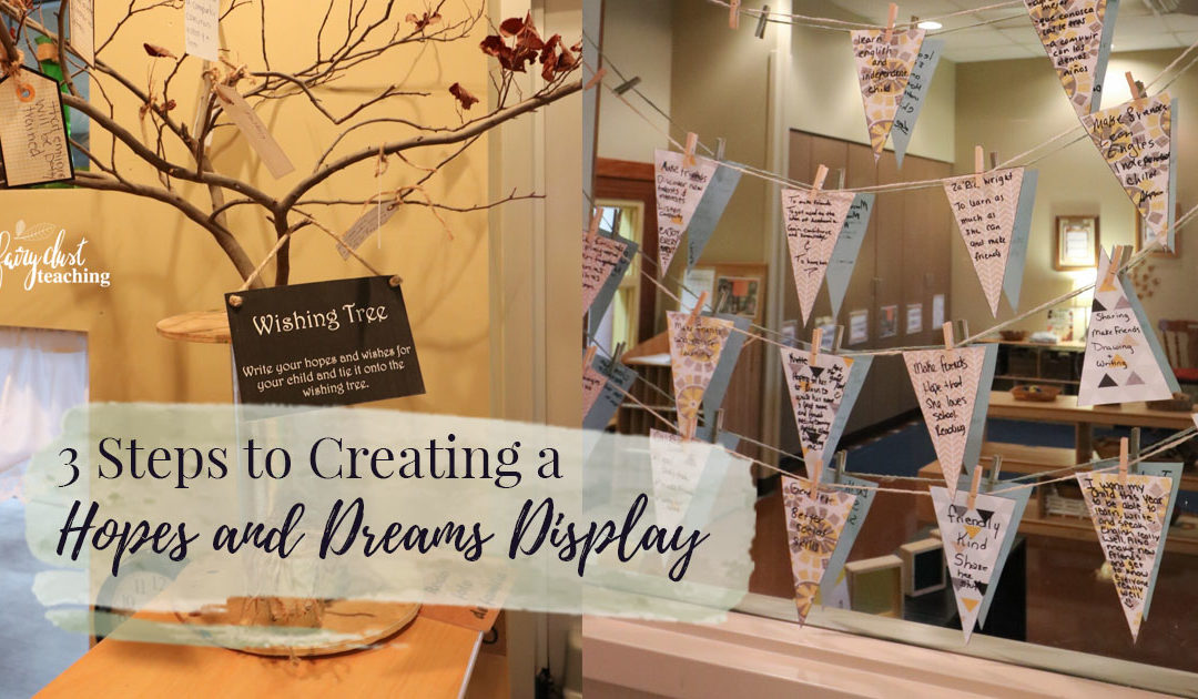  3 Steps to Creating a Hopes and Dreams Display