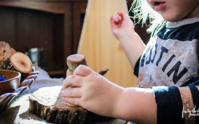 How to Introduce Loose Parts With Infants and Toddlers